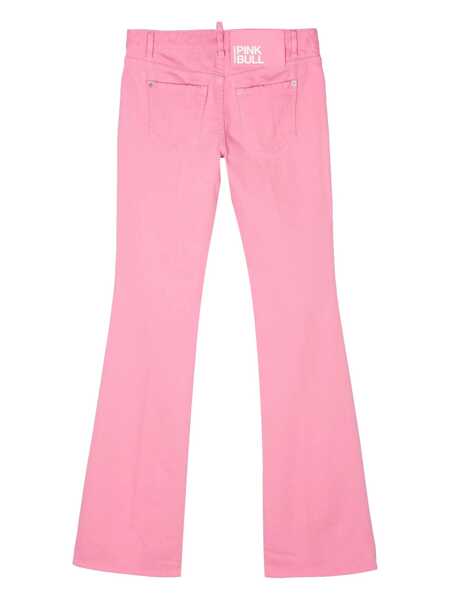 Blugi DSQUARED2 DSQUARED2 Medium Waist Flare Jeans PINK Femei (BM 12361047) 2