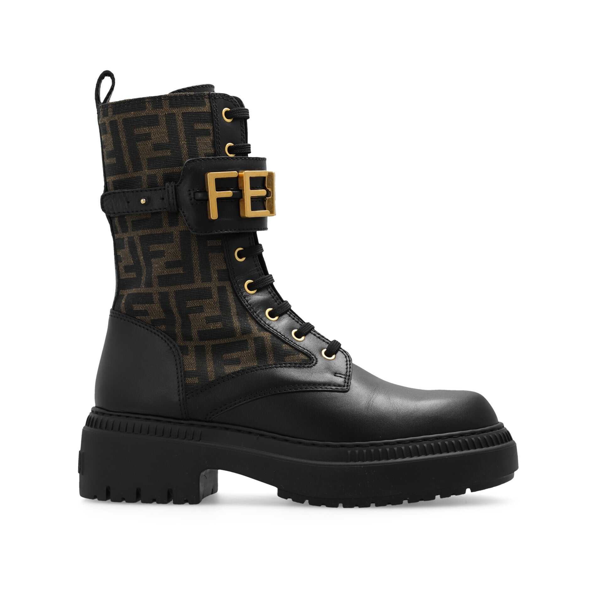 Fendi Fendi Fendigraphy Ankle Boots Black