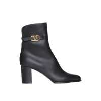 Bocanci Valentino Garavani VLogo Signature Leather Boots Femei