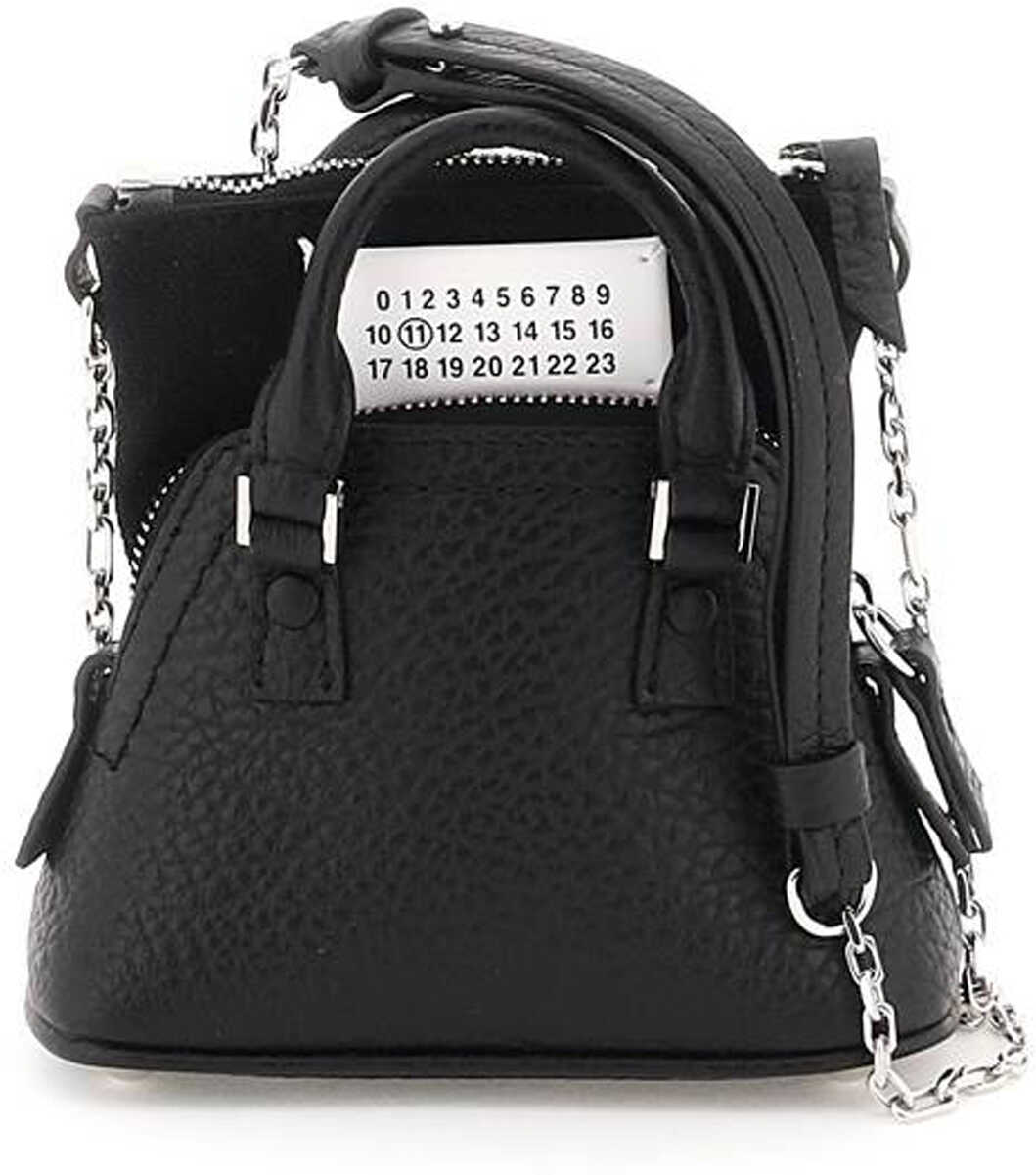 Maison Margiela Flat \'Glam Slam\' Bag BLACK