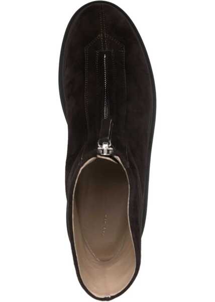 Botine THE ROW Leather Boots DARK BROWN Femei (BM 12361815) 4