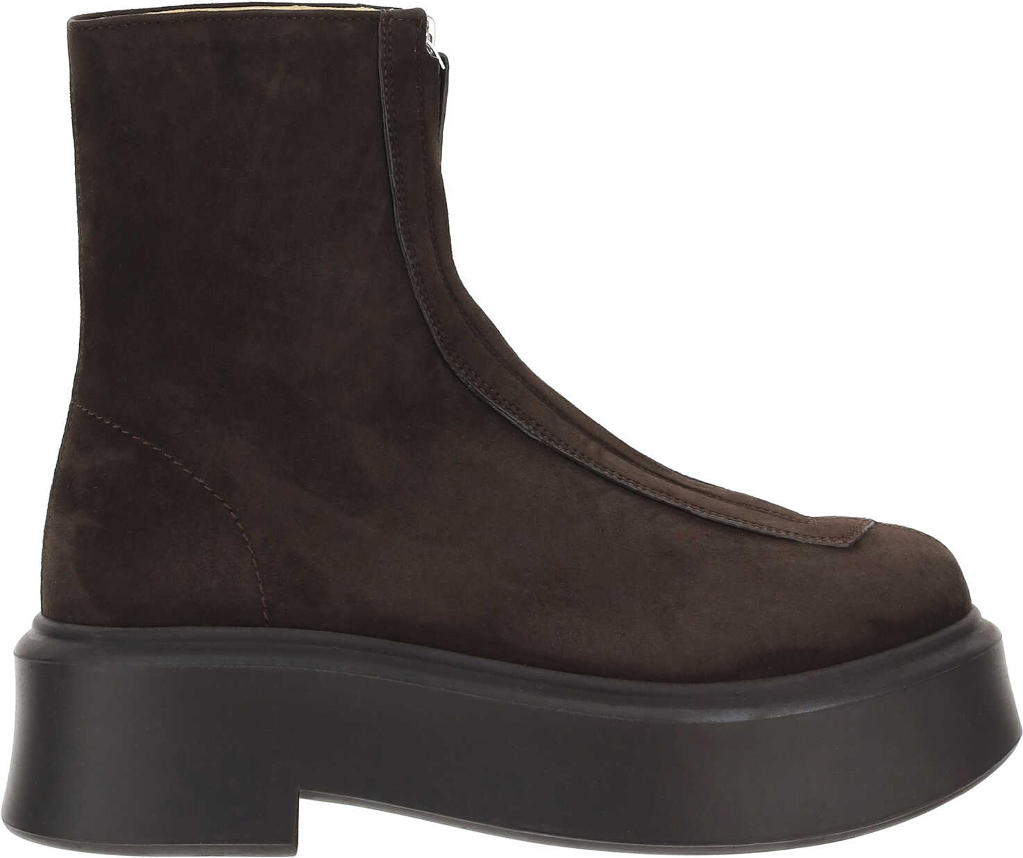 THE ROW Boots DARK BROWN