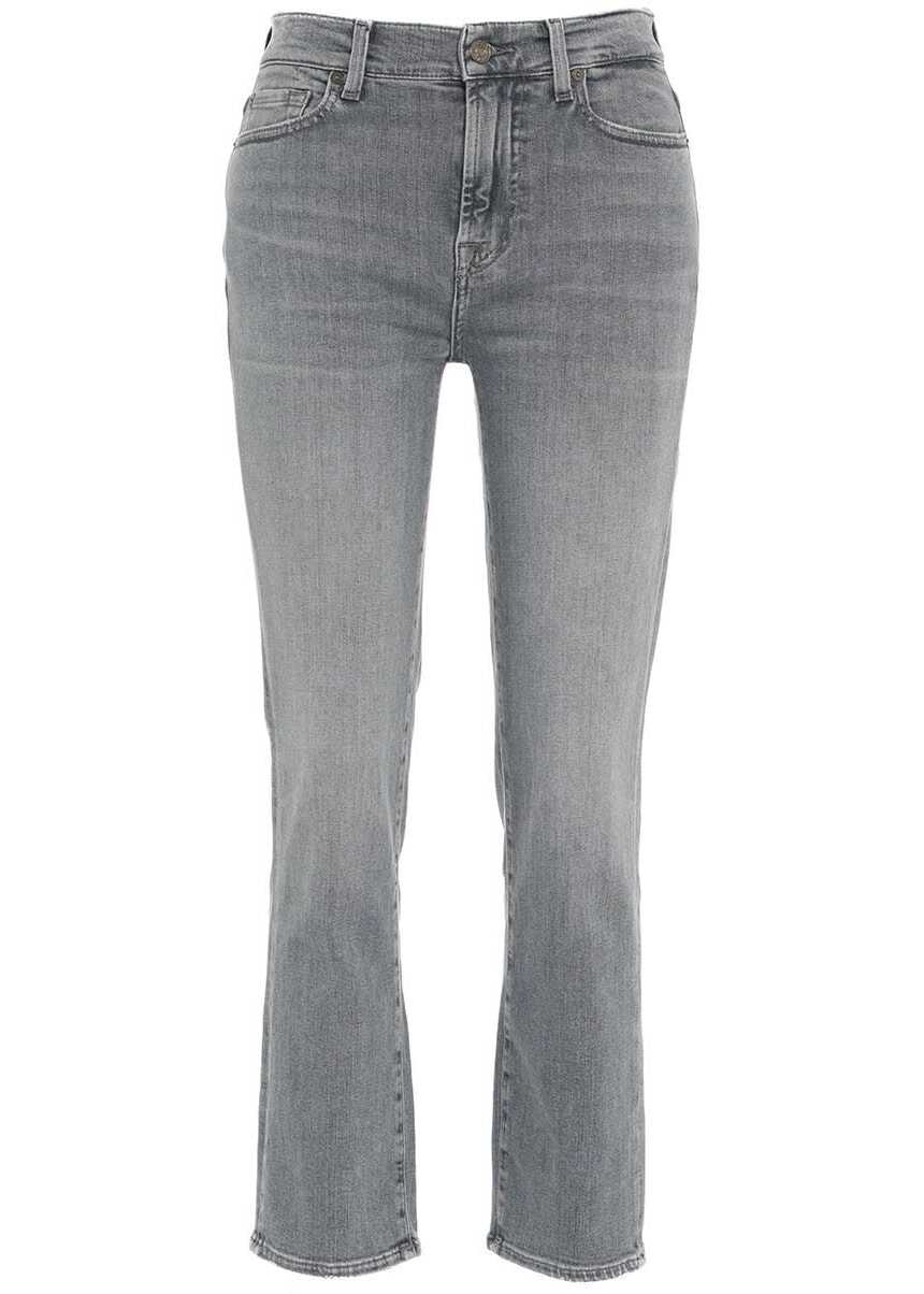 7 For All Mankind Jeans "The Straight" Grey