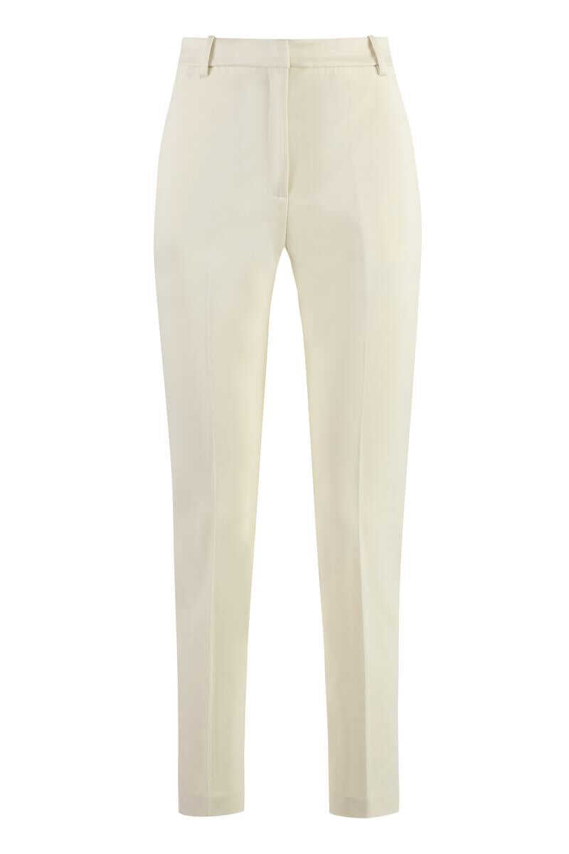 Pinko PINKO BELLO STRAIGHT-LEG TROUSERS IVORY