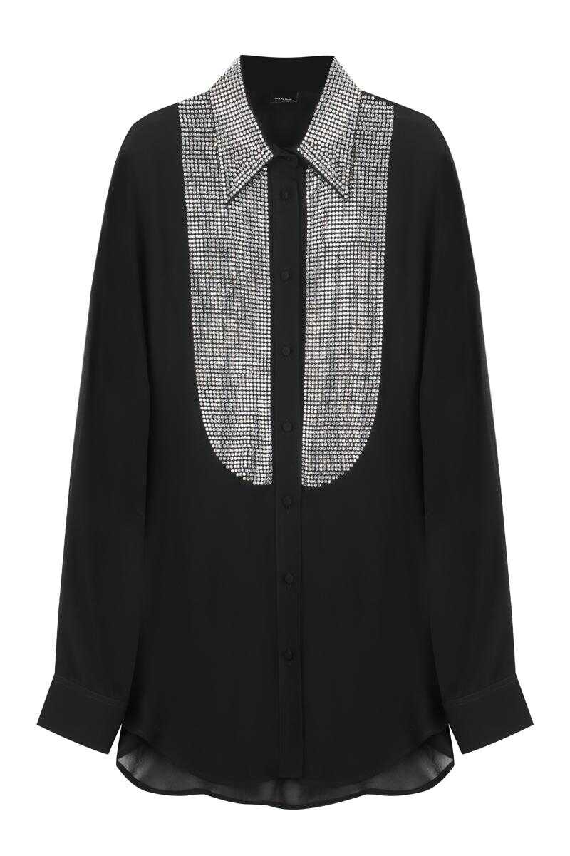 Pinko PINKO CIRCE GEORGETTE SHIRT BLACK