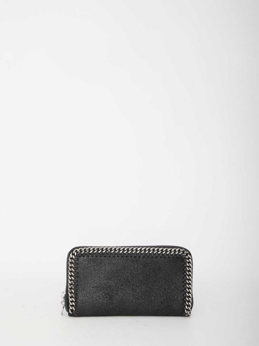 Stella McCartney Falabella Continental wallet BLACK