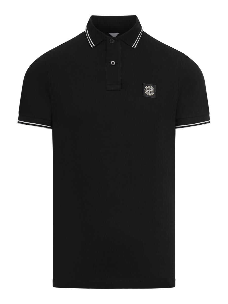 Stone Island STONE ISLAND Polo BLACK