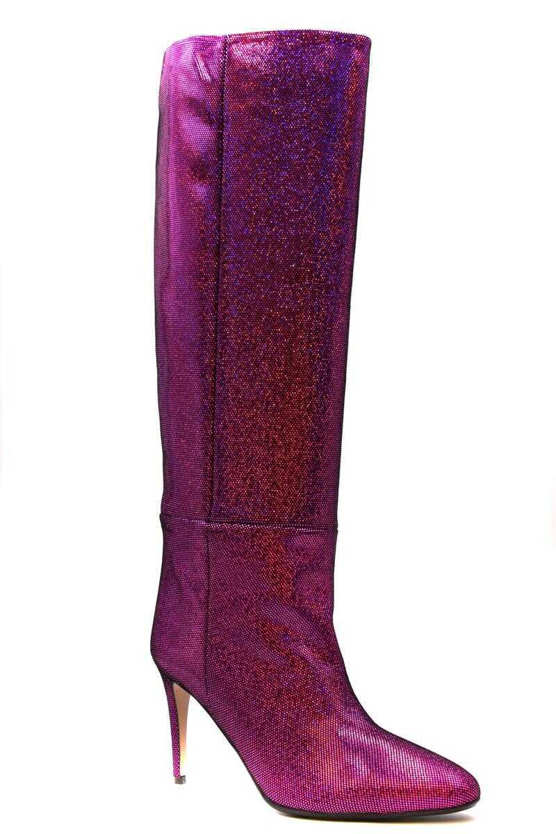 Bocanci ANNA F. Anna F. Boots Purple Femei (BM 12365121) 2