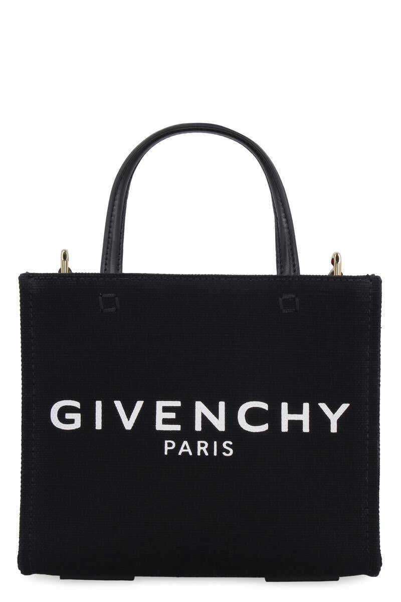 Givenchy GIVENCHY G CANVAS MINI TOTE BAG BLACK