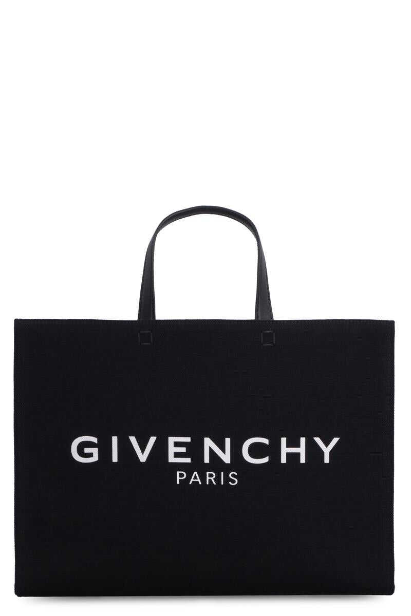 Givenchy GIVENCHY TOTE MEDIUM G BAG IN CANVAS BLACK