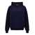 Marni Marni Logo Print Hoodie BLUE