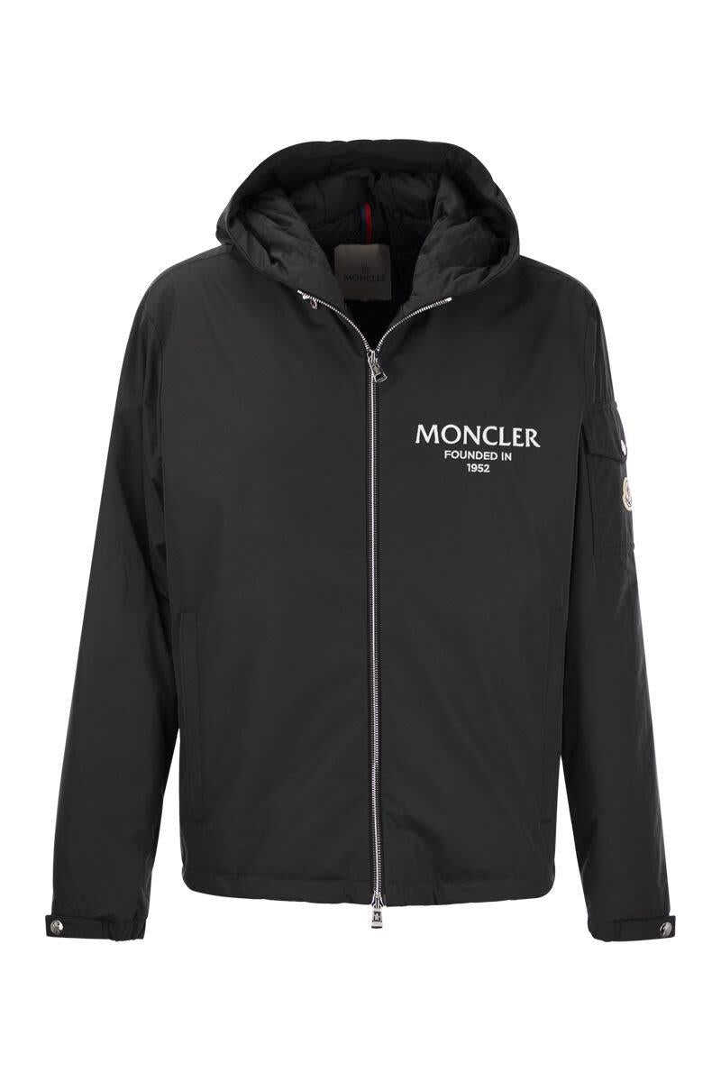 Moncler MONCLER GRANERO - Lightweight down jacket with hood BLACK