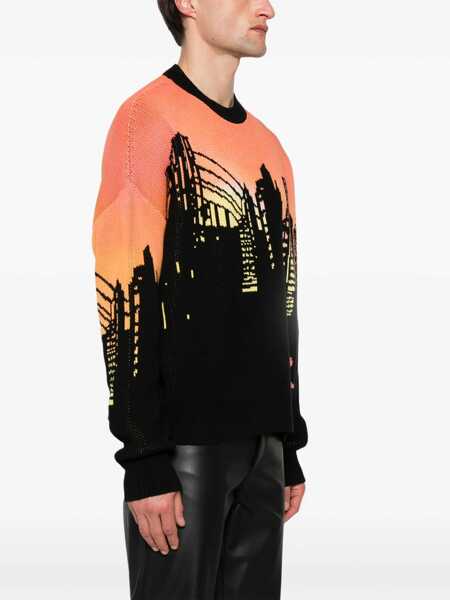 Pulovere DSQUARED2 DSQUARED2 Intarsia Sweater MULTICOLOR Barbati (BM 12366978) 3