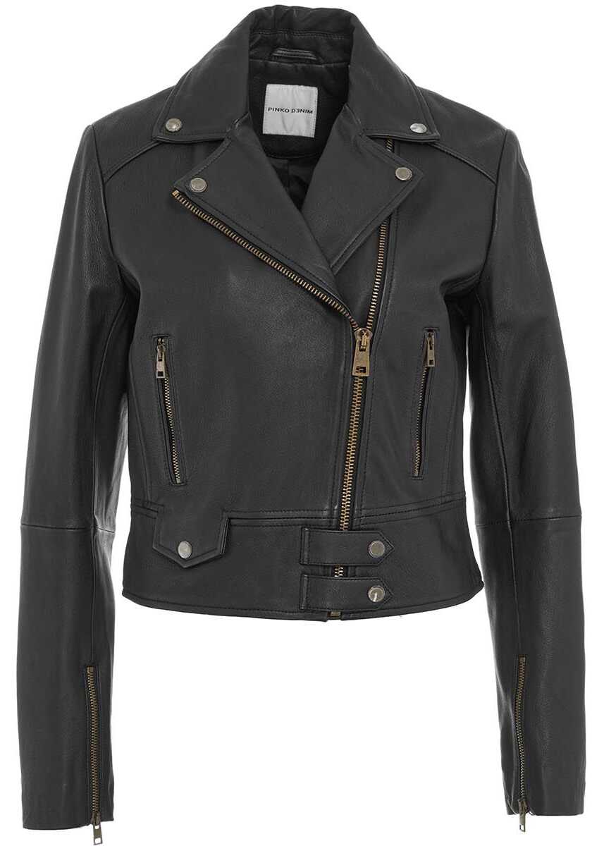 Pinko Leather biker jacket 