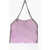 Stella McCartney Faux Leather Falabella Shoulder Bag With Silver-Tone Chain Violet