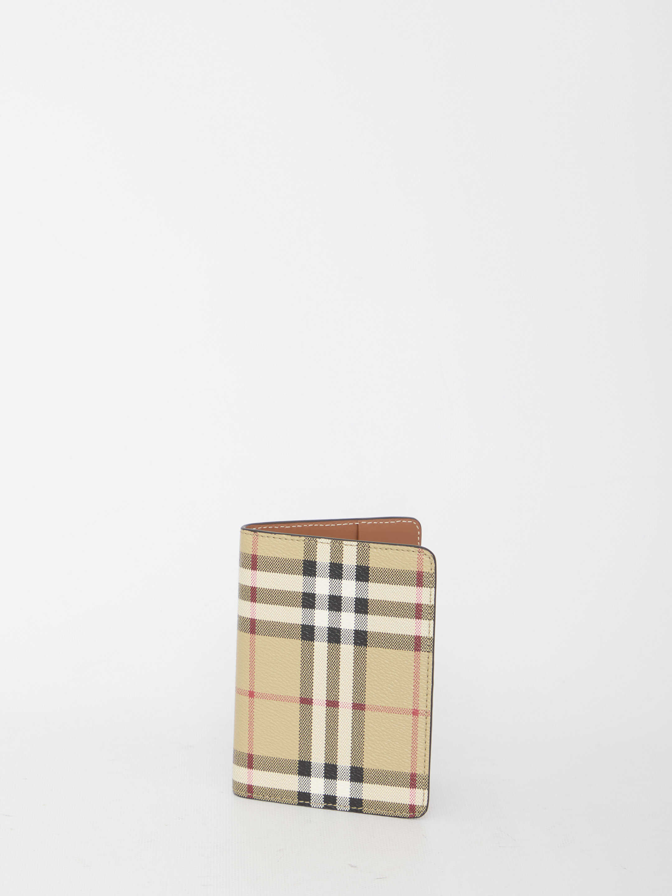 Burberry Check Passport Holder BEIGE