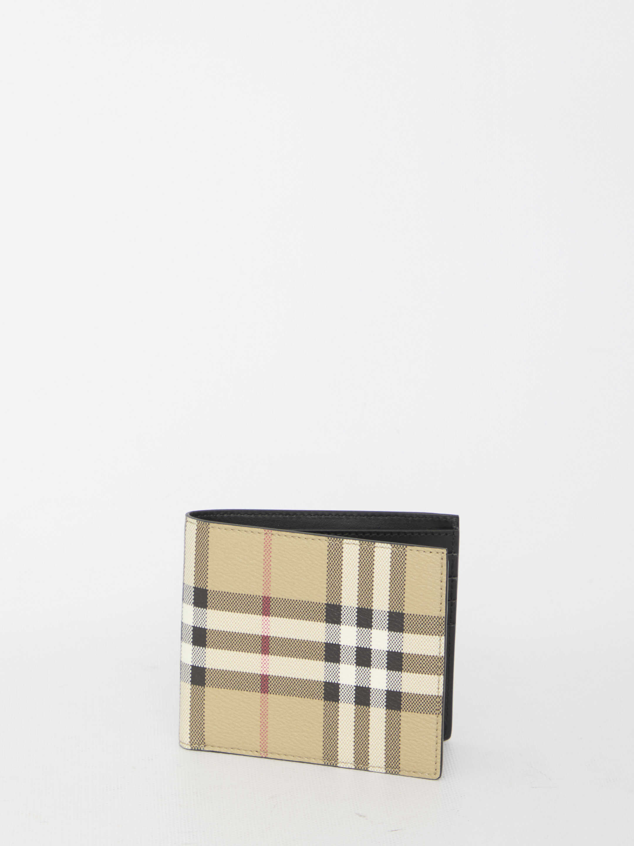 Burberry Check Wallet BEIGE