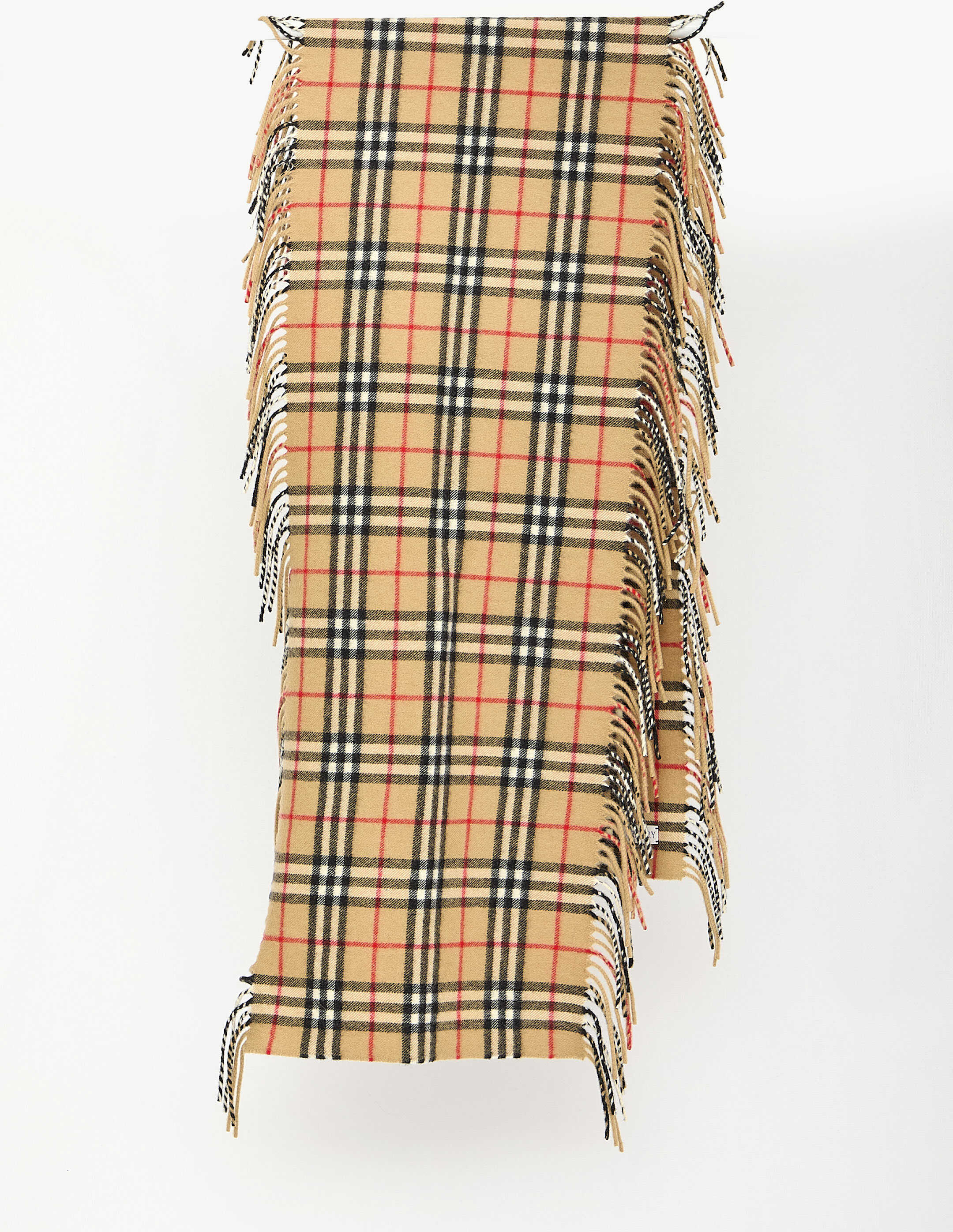 Burberry Check Cashmere Scarf BEIGE