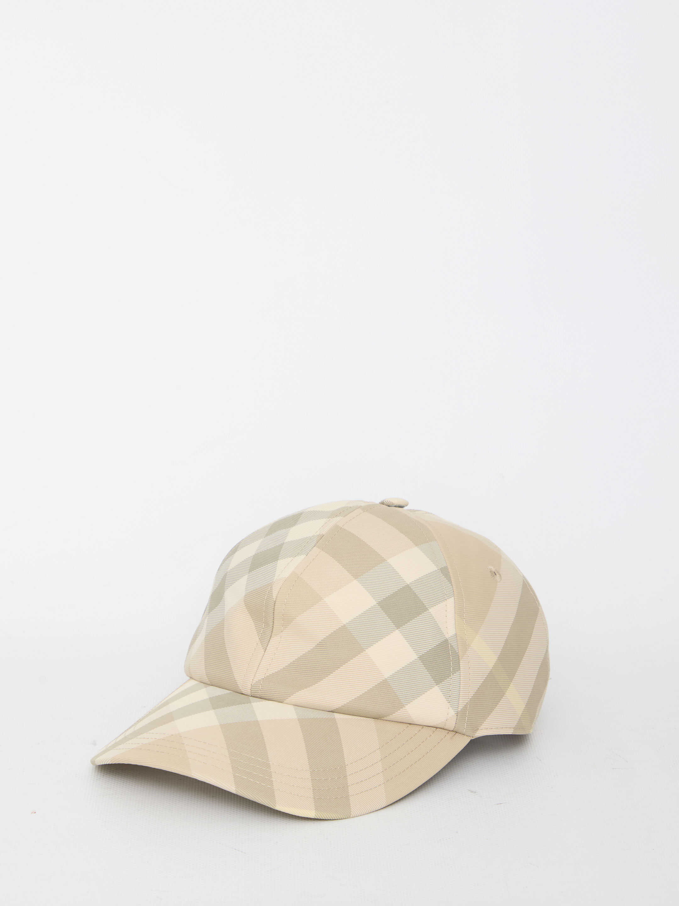 Burberry Check Baseball Hat BEIGE