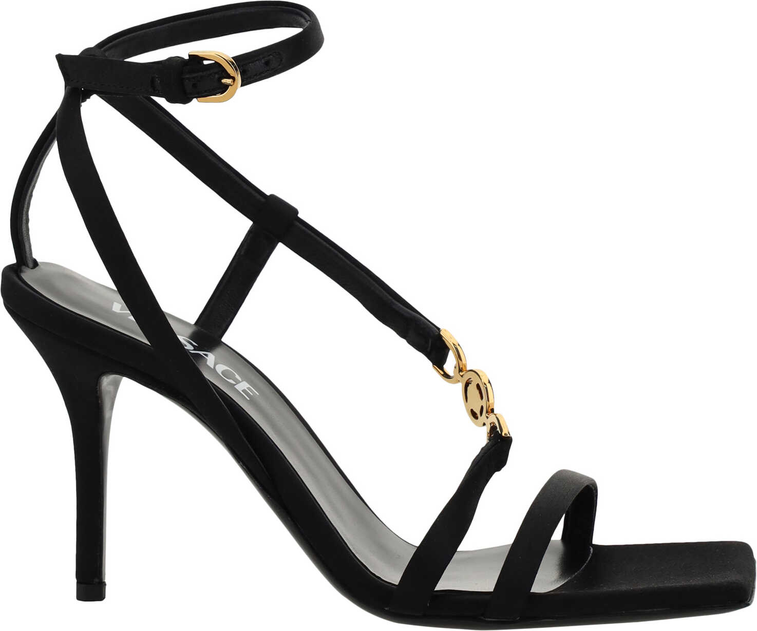 Versace Sandals BLACK-VERSACE GOLD