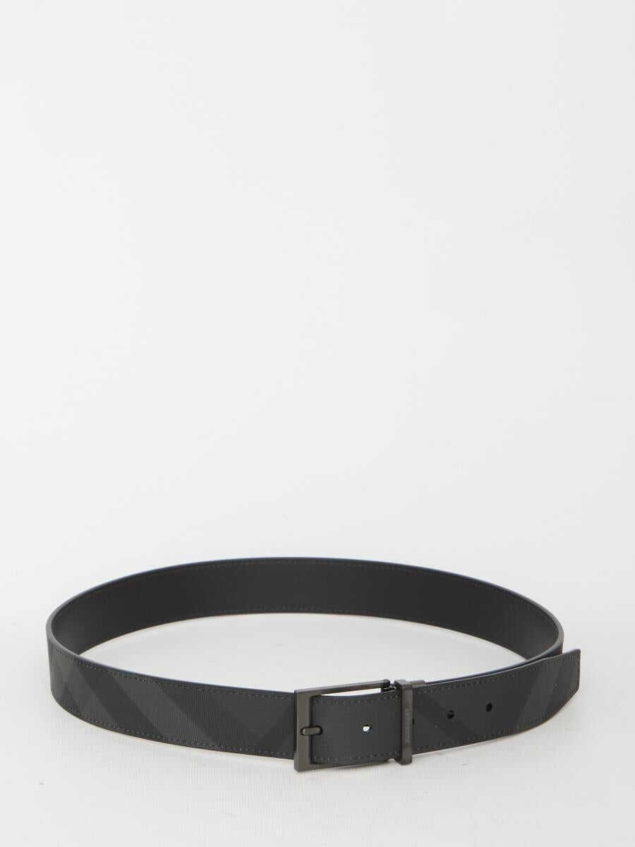 Burberry Check reversible belt GREY