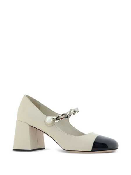 Pantofi cu toc Miu Miu Miu Miu Heeled Shoes WHITE Femei (BM 12372015) 2