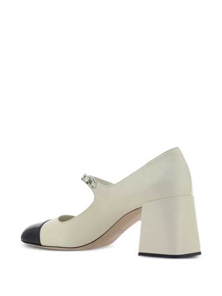 Pantofi cu toc Miu Miu Miu Miu Heeled Shoes WHITE Femei (BM 12372015) 3
