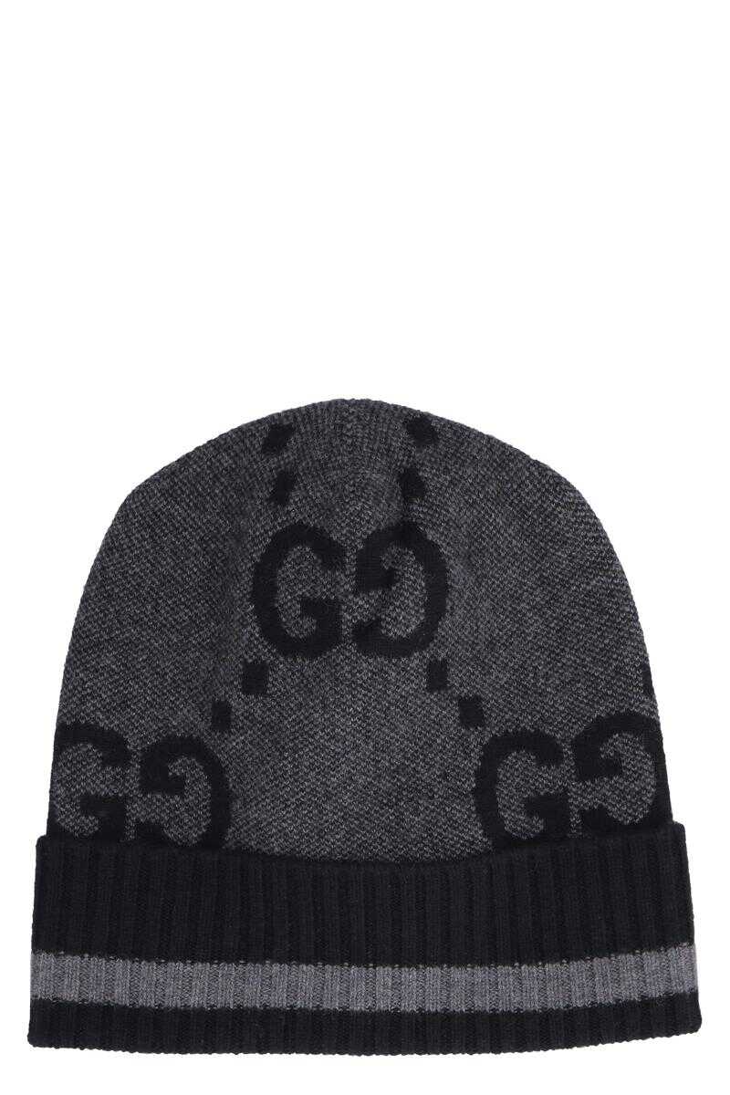 Gucci GUCCI CASHMERE JERSEY BEANIE MULTICOLOR