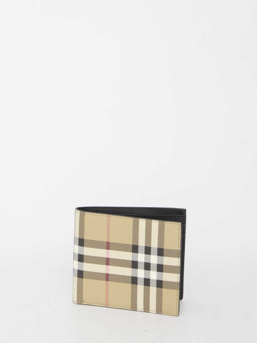 Burberry Check wallet BEIGE