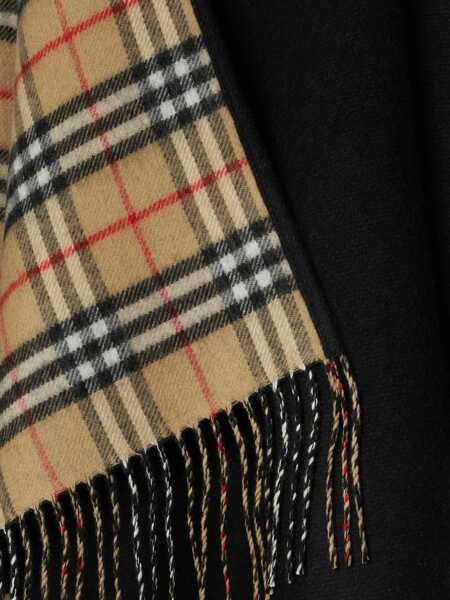Geci Burberry Burberry Check Wool Reversible Cape Black Femei (BM 12373218) 5