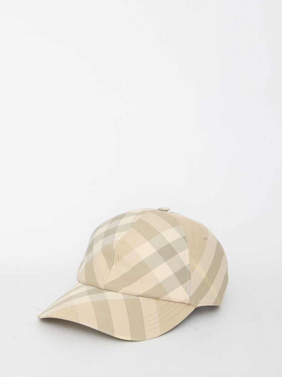 Burberry Check baseball hat BEIGE