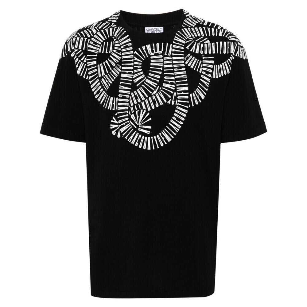 Marcelo Burlon MARCELO BURLON COUNTY OF MILAN T-SHIRTS BLACK