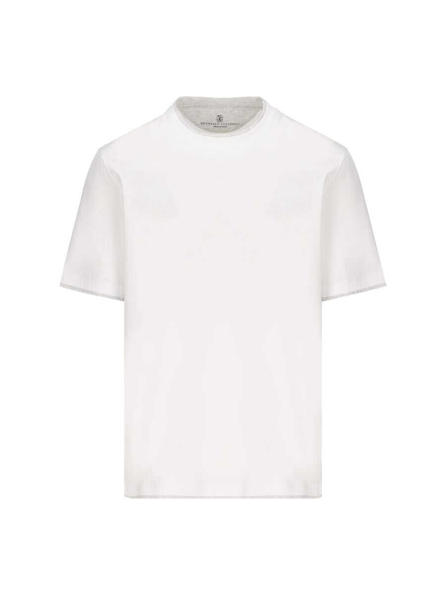 Brunello Cucinelli Brunello Cucinelli T-shirt and Polo WHITE + PEARL