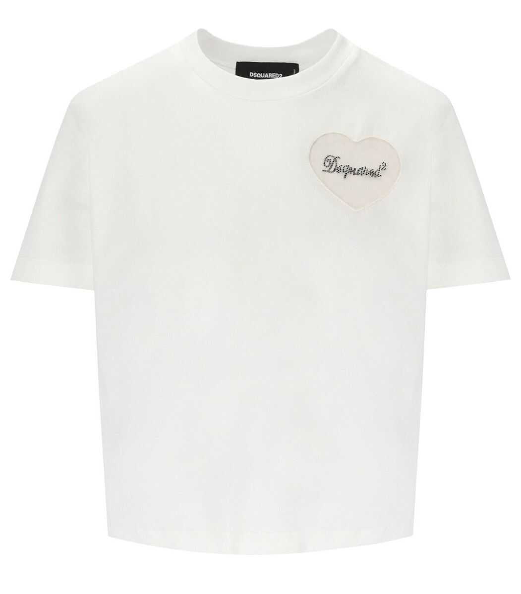 DSQUARED2 DSQUARED2 Boxy-fit cotton t-shirt WHITE