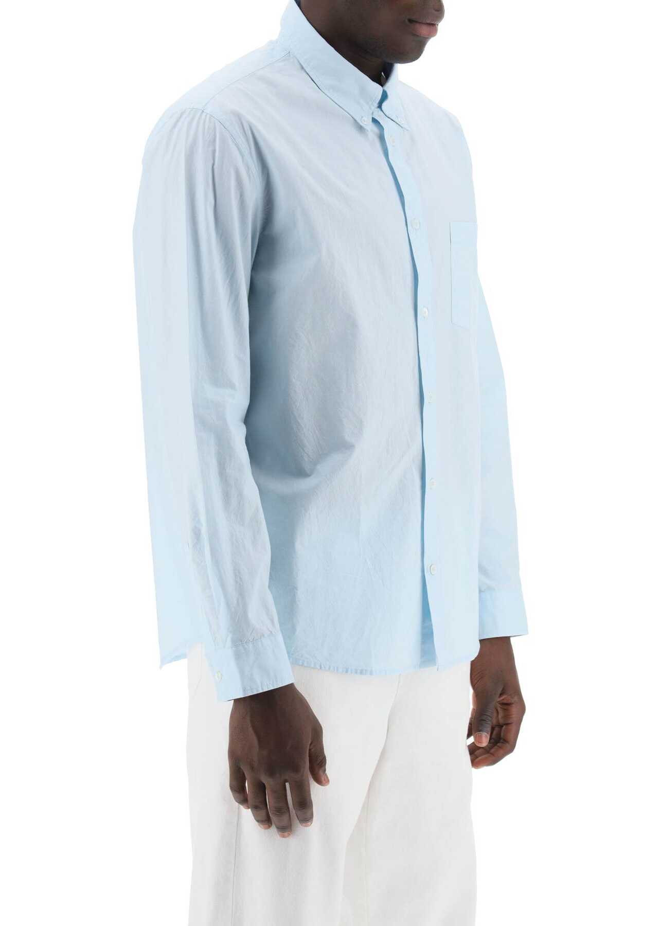 A.P.C. Edouard Button-Down Shirt BLEU PALE