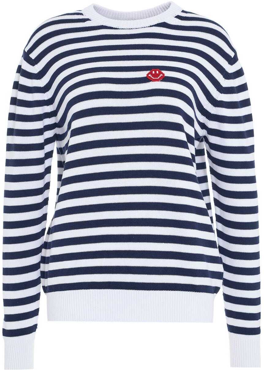 JOSHUAS Knit sweater with stripes Blue