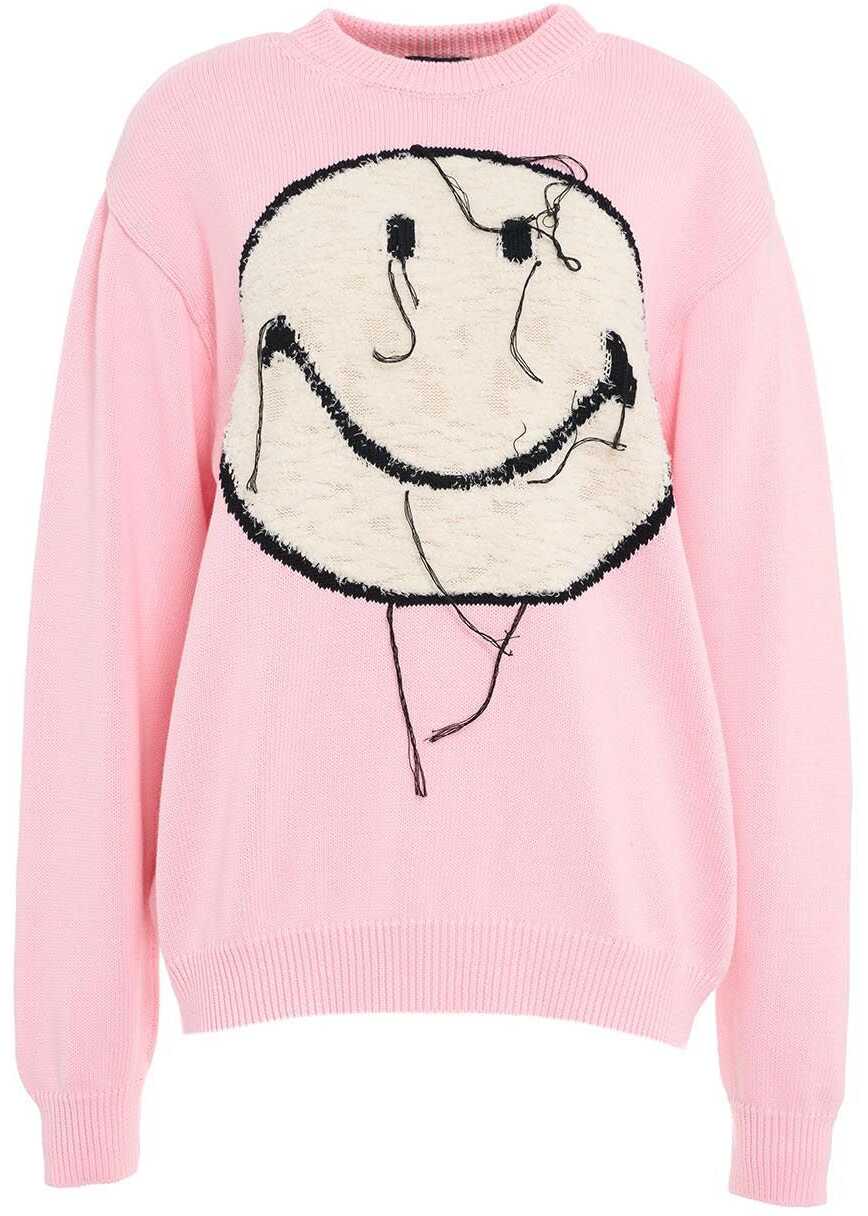 JOSHUAS Knit sweater with embroidered logo Rose