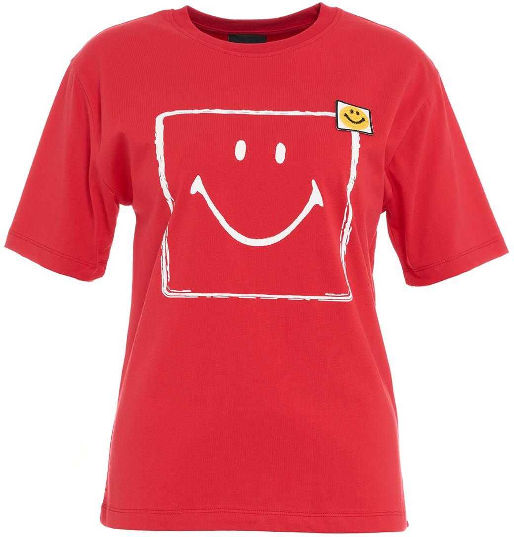 JOSHUAS T-shirt with logo print Red
