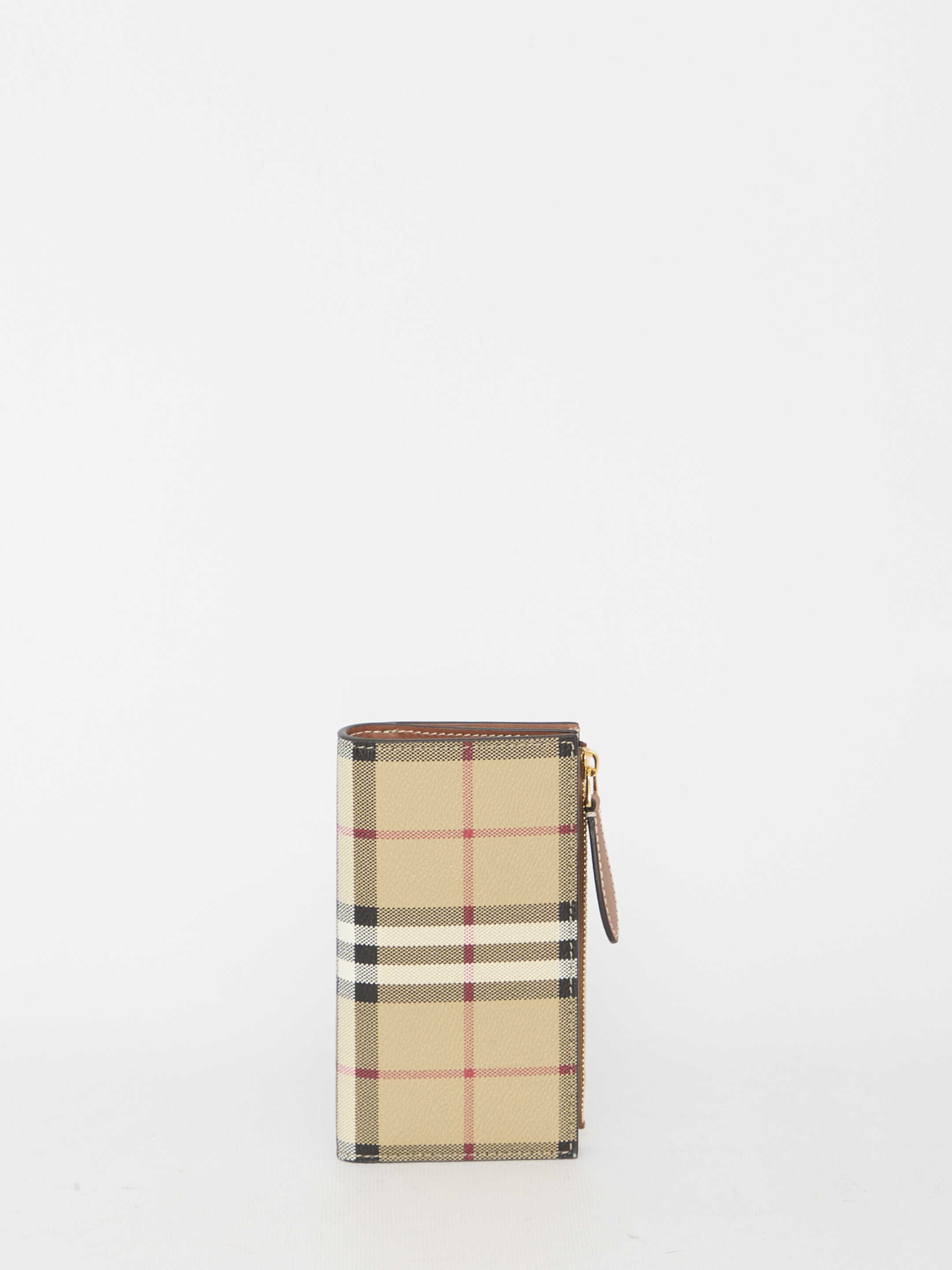 Burberry Check Medium Bi-Fold Wallet BEIGE