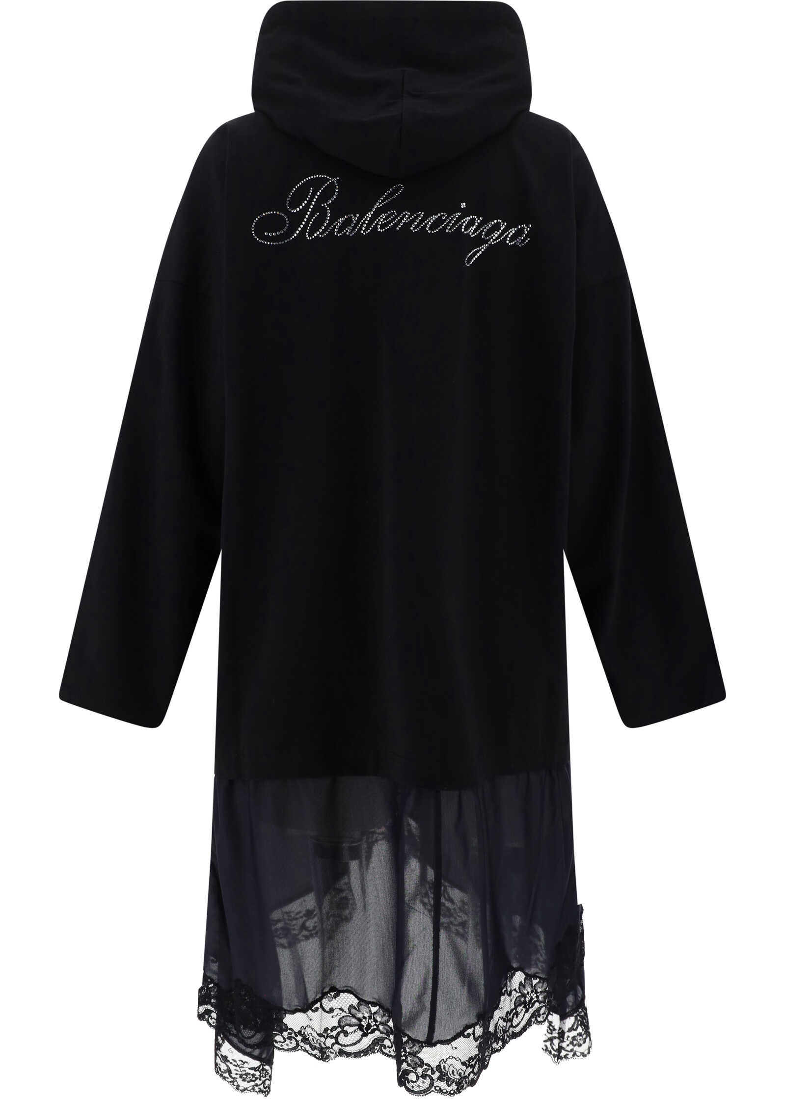 Balenciaga Hooded Dress BLACK