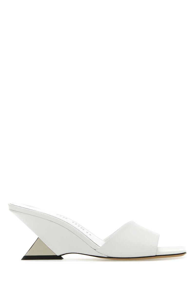 THE ATTICO THE ATTICO HEELED SHOES WHITE