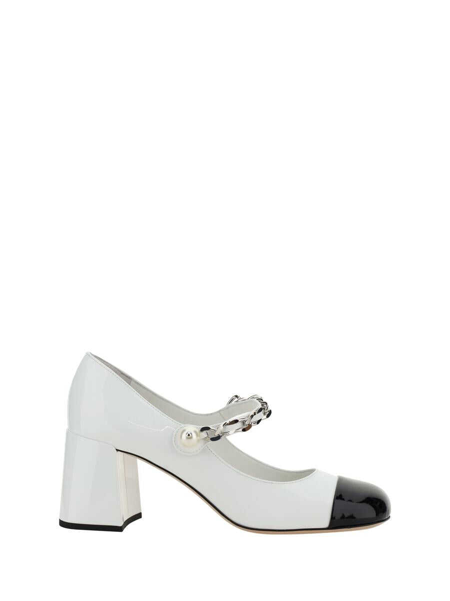 Miu Miu MIU MIU PUMPS BIANCO+NERO