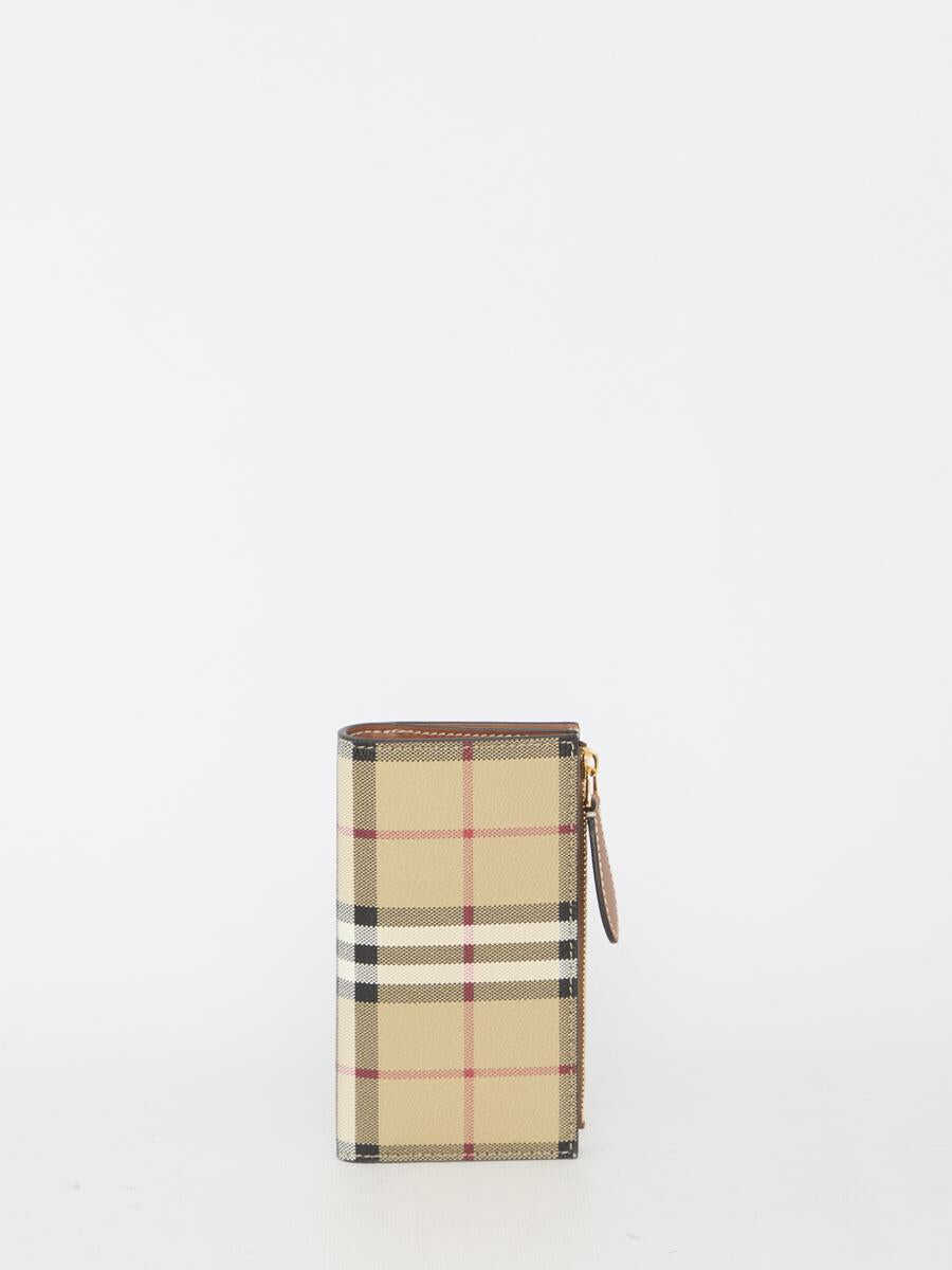 Burberry Check Medium Bi-fold wallet BEIGE