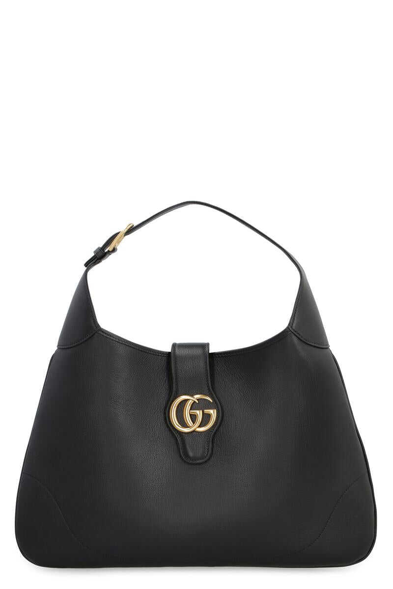 Gucci GUCCI APHRODITE LEATHER SHOULDER BAG BLACK