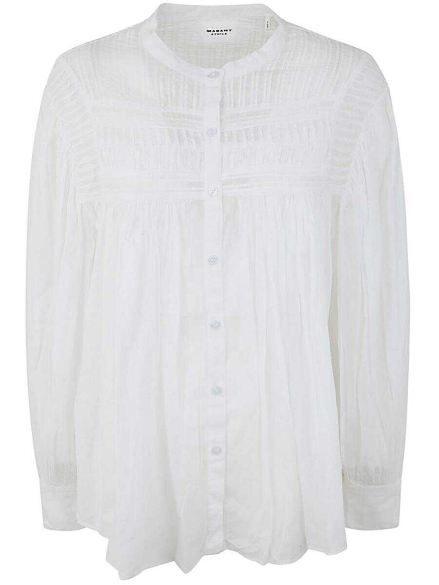 Isabel Marant ISABEL MARANT ÉTOILE PLALIA SHIRT CLOTHING WHITE