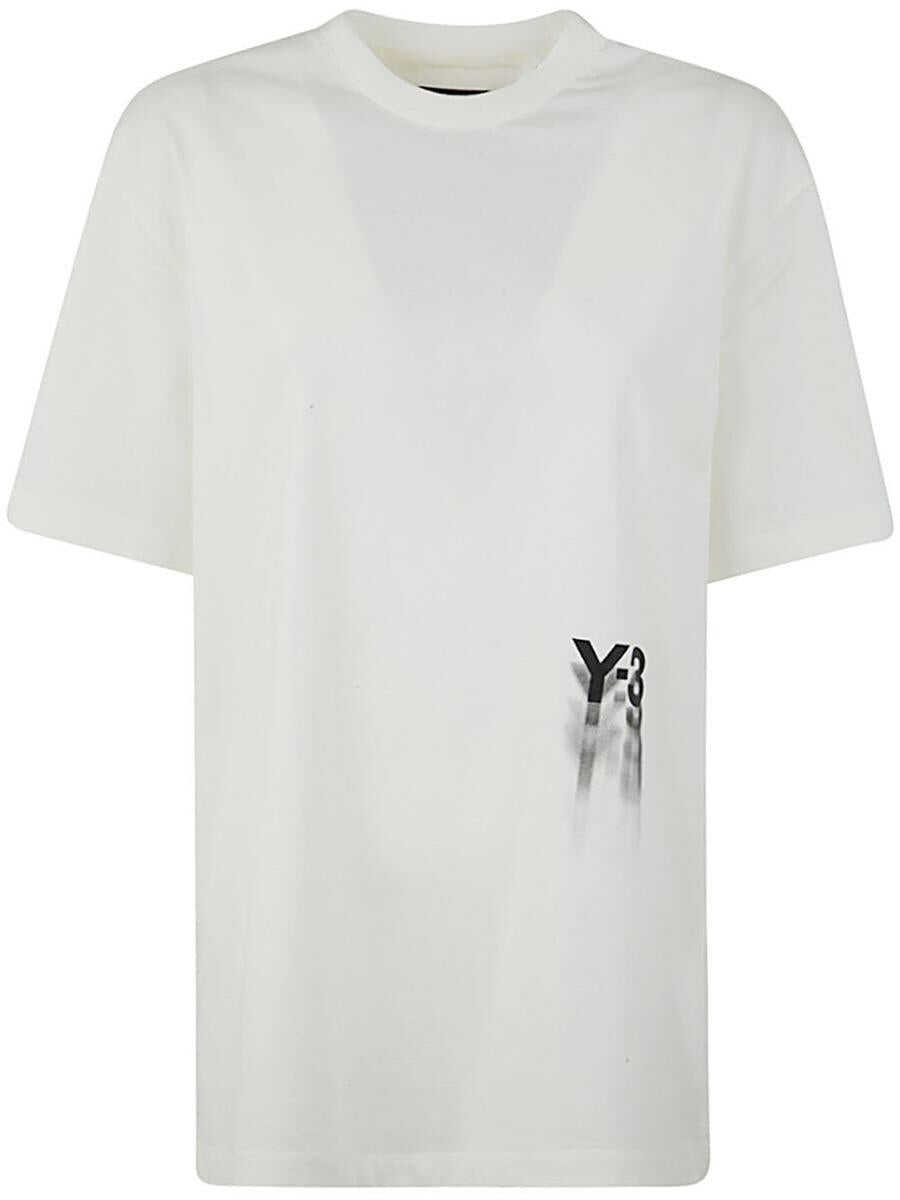 Y-3 ADIDAS Y-3 ADIDAS LOGO T-SHIRT CLOTHING WHITE