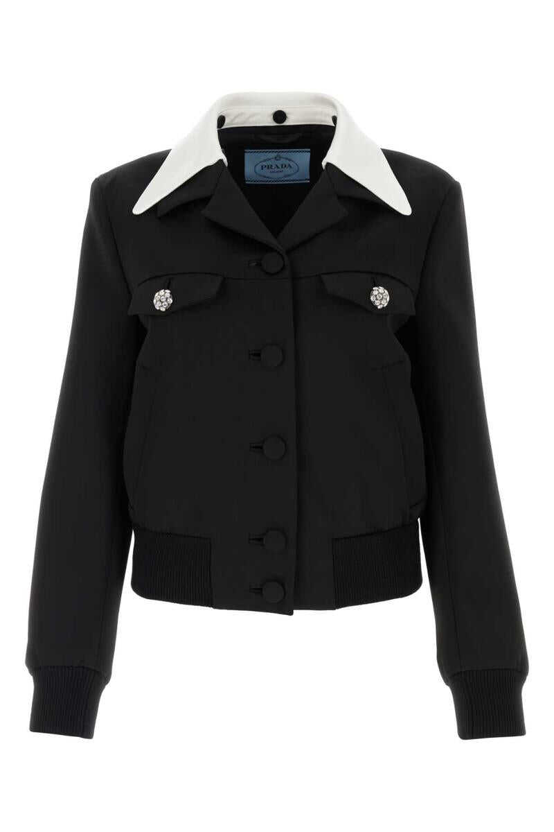 Prada PRADA JACKETS BLACK