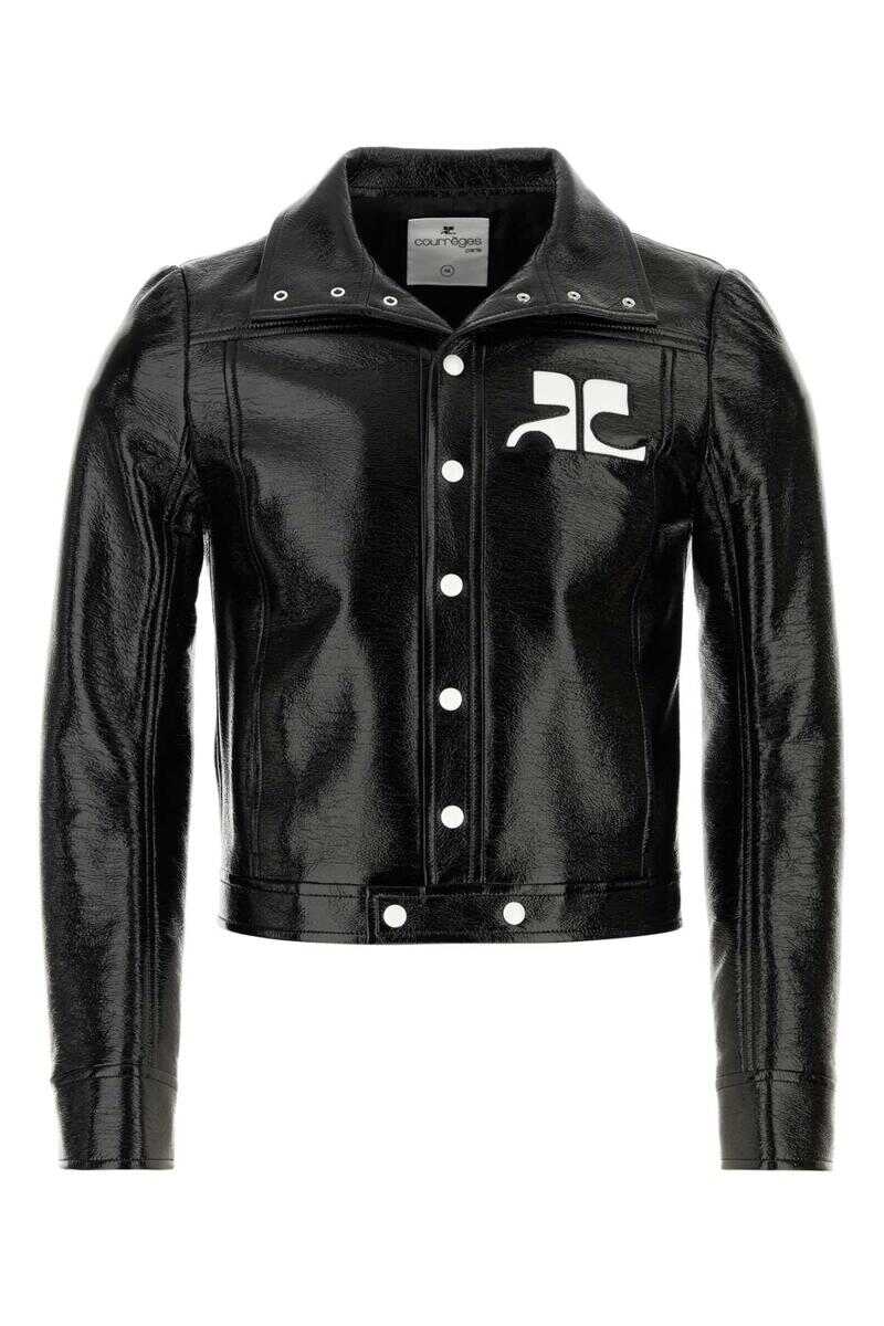 COURRÈGES COURREGES JACKETS AND VESTS BLACK