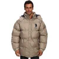 Geci de iarna Signature Long Bubble Coat w/ Large Pony & Polar Fleece Lining Barbati