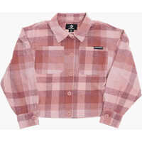 Camasi Checked Relaxed Boxy Overshirt With Double Breast Pocket Baieti
